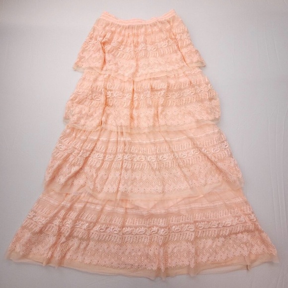 LoveShackFancy Harriet Lace Maxi Dress Size 4 - Picture 2 of 6